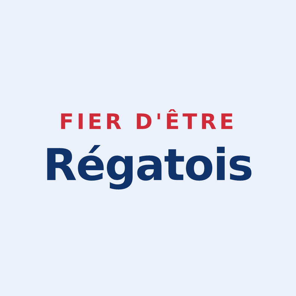Sticker « Fier d'être Régatois » — design pour Régat