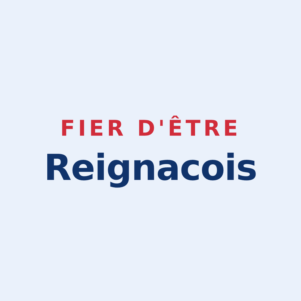 Sticker « Fier d'être Reignacois » — design pour Reignac-sur-Indre
