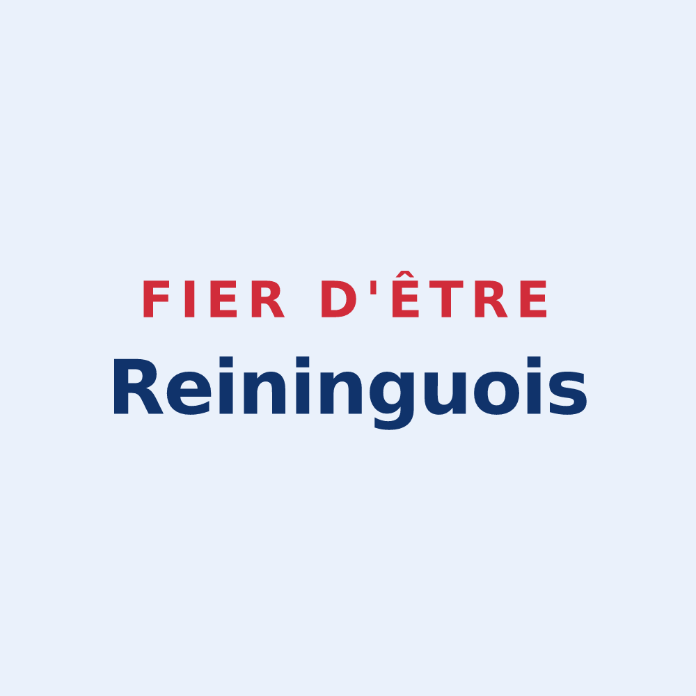 Sticker « Fier d'être Reininguois » — design pour Reiningue