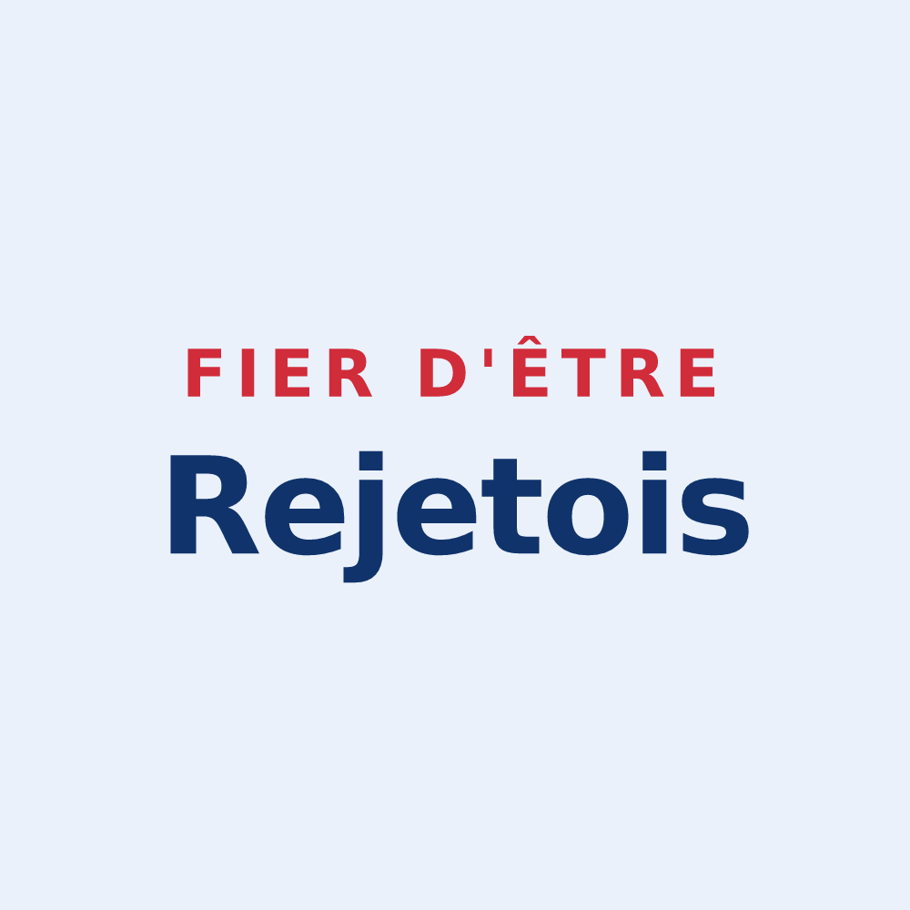 Sticker « Fier d'être Rejetois » — design pour Rejet-de-Beaulieu
