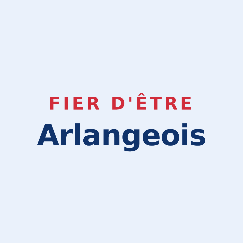 Sticker « Fier d'être Arlangeois » — design pour Relanges