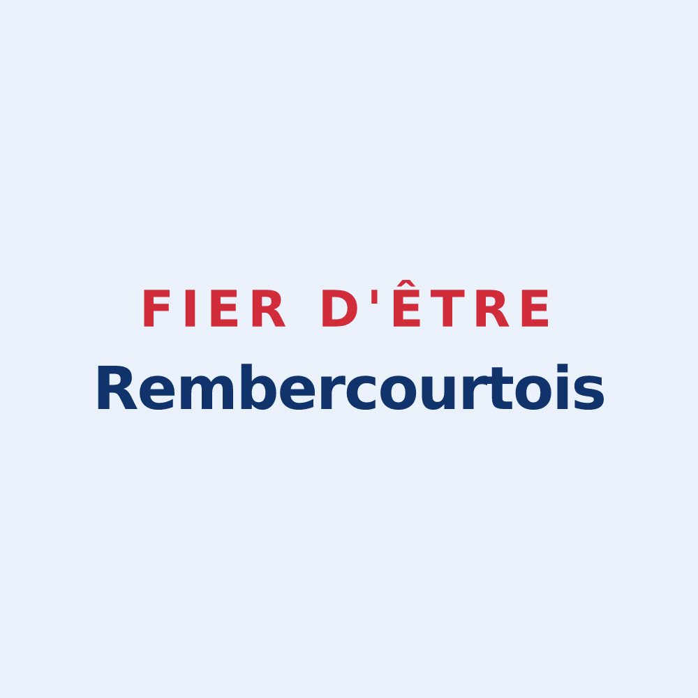 Sticker « Fier d'être Rembercourtois » — design pour Rembercourt-sur-Mad