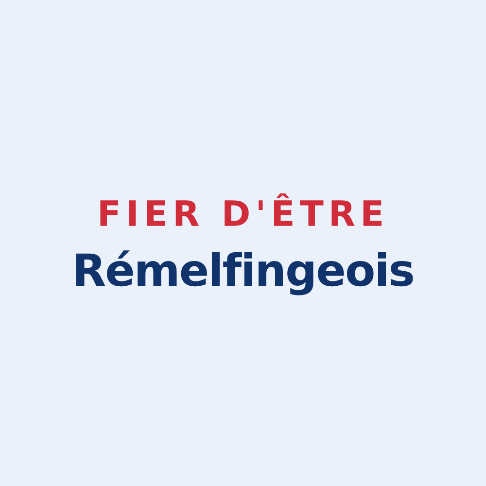Sticker « Fier d'être Rémelfingeois » — design pour Rémelfing