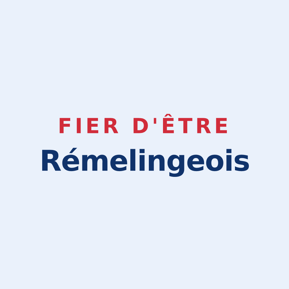 Sticker « Fier d'être Rémelingeois » — design pour Rémeling