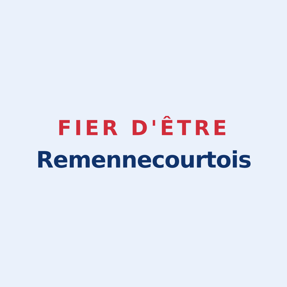 Sticker « Fier d'être Remennecourtois » — design pour Remennecourt