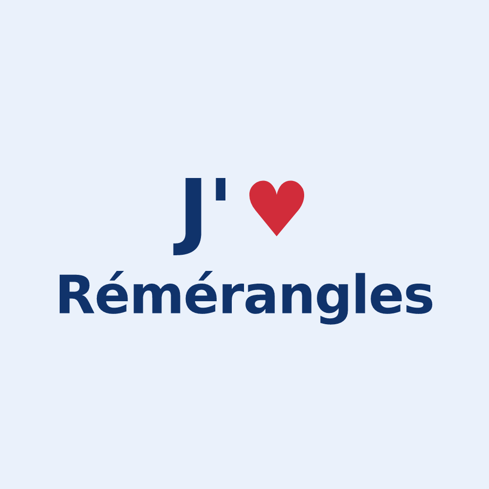 Sticker personnalisé Rémérangles — design J'aime Rémérangles