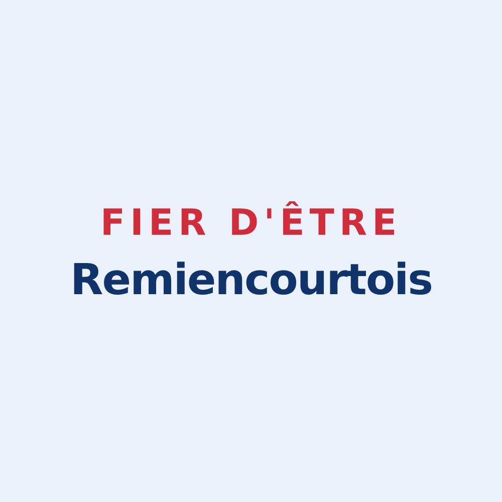 Sticker « Fier d'être Remiencourtois » — design pour Remiencourt