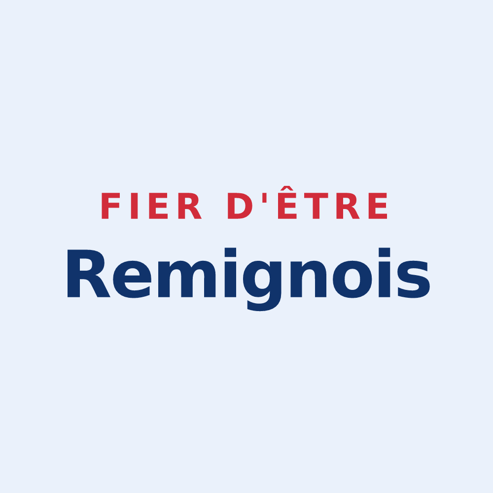 Sticker « Fier d'être Remignois » — design pour Remigny