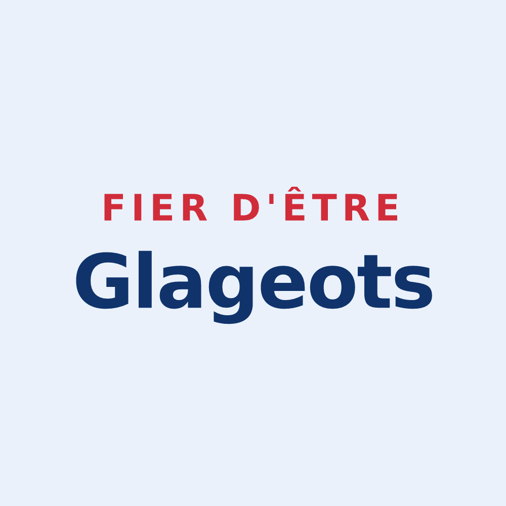 Sticker « Fier d'être Glageots » — design pour Remilly-Aillicourt