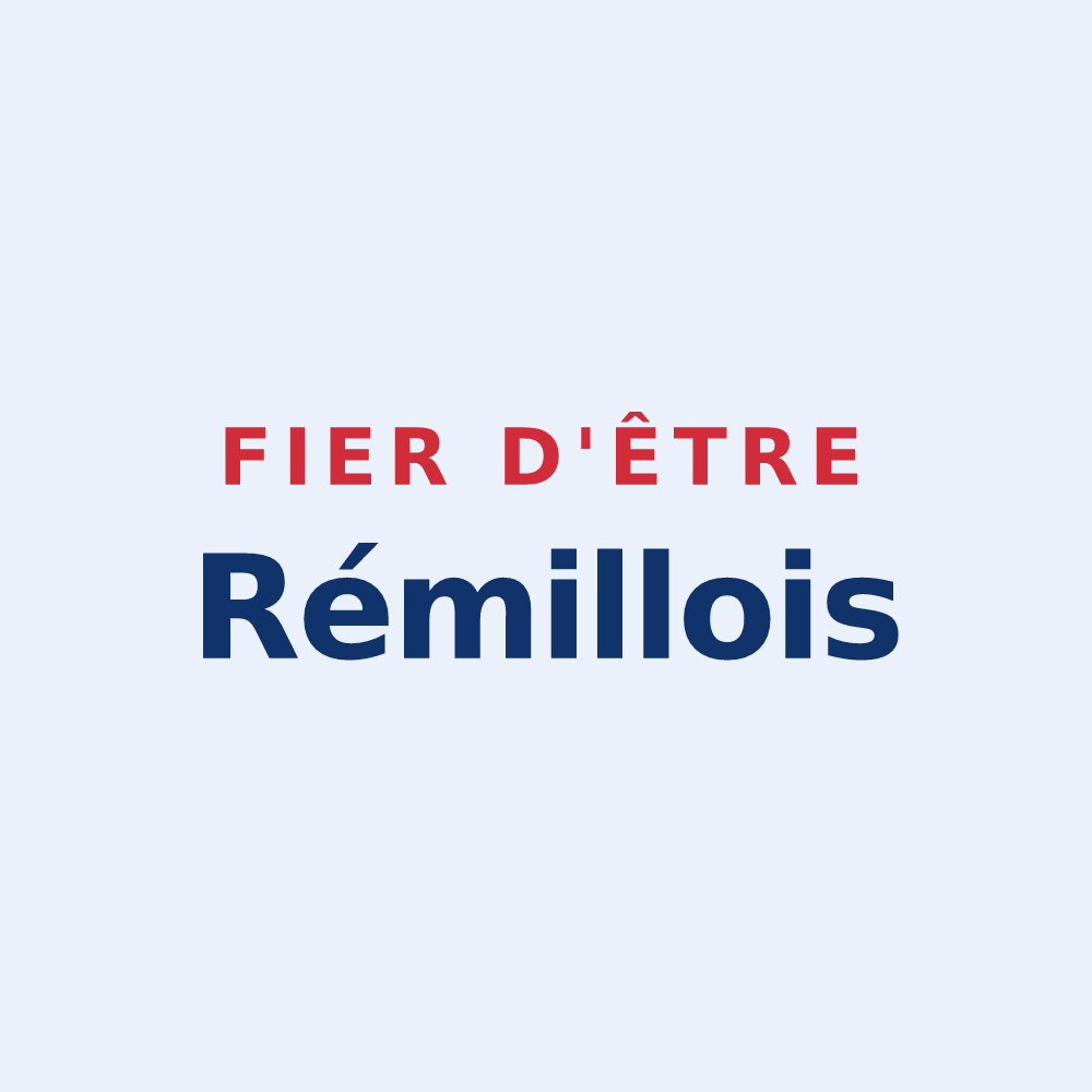 Sticker « Fier d'être Rémillois » — design pour Rémilly