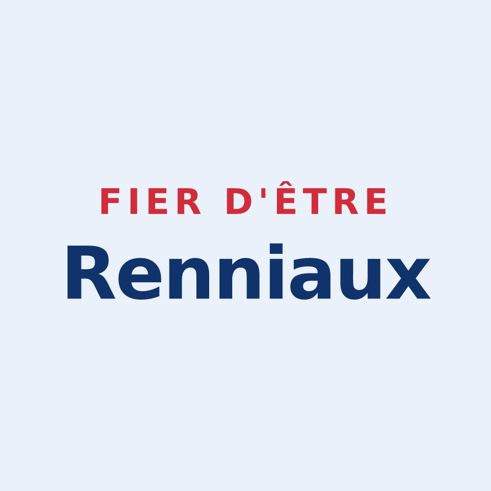 Sticker « Fier d'être Renniaux » — design pour Rennes-sur-Loue