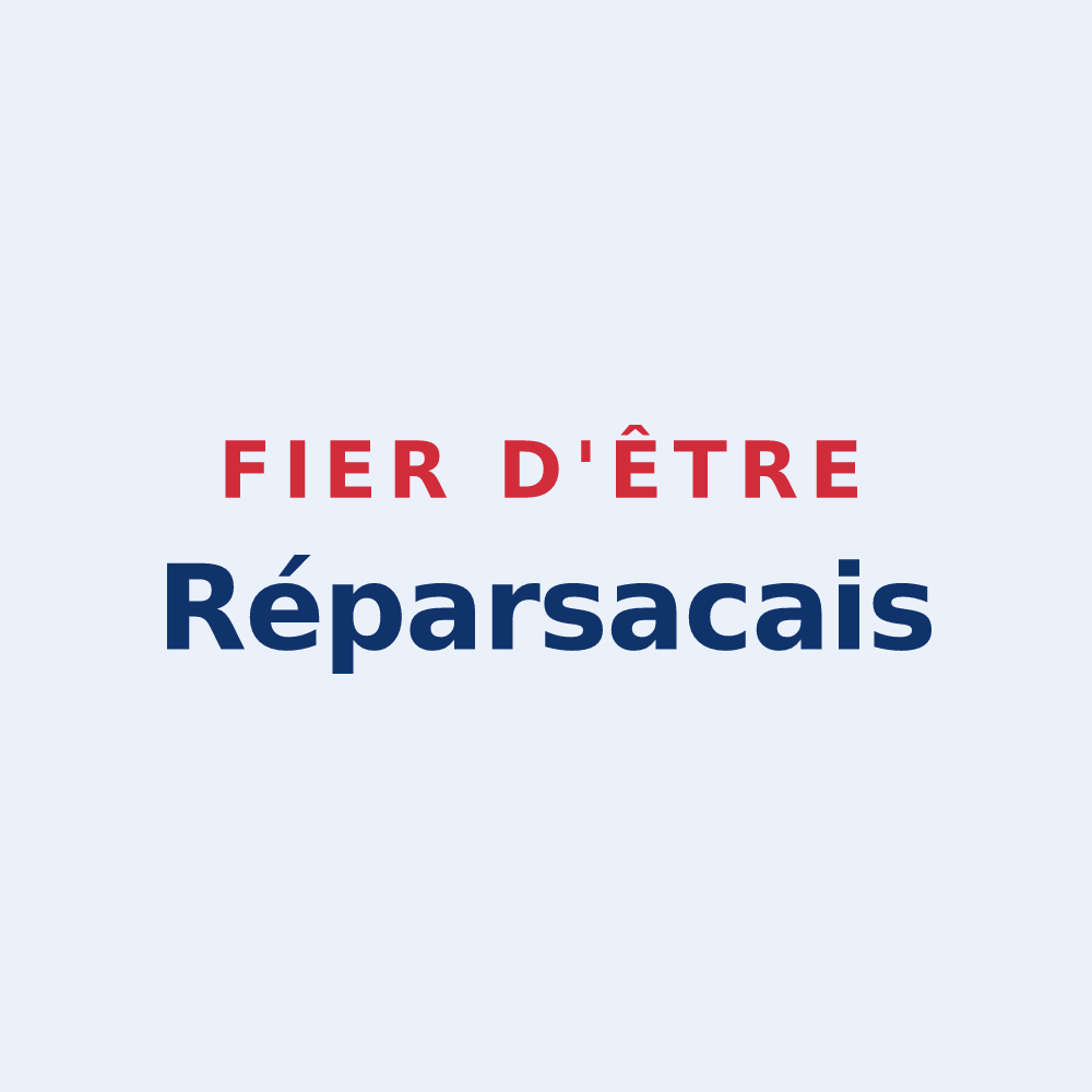 Sticker « Fier d'être Réparsacais » — design pour Réparsac