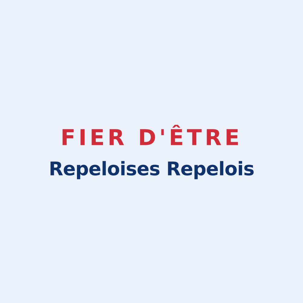 Sticker « Fier d'être Repeloises Repelois » — design pour Repel