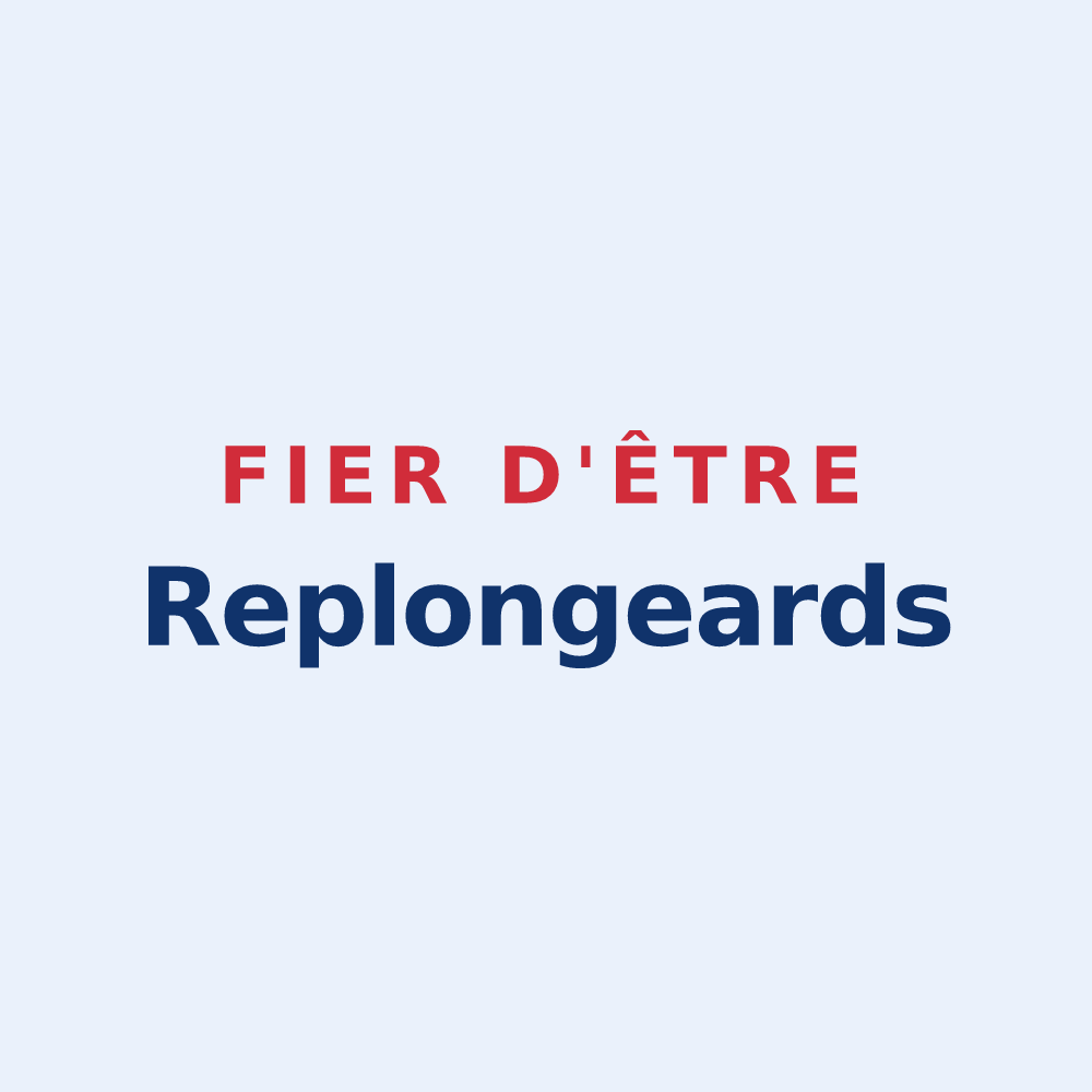 Sticker « Fier d'être Replongeards » — design pour Replonges