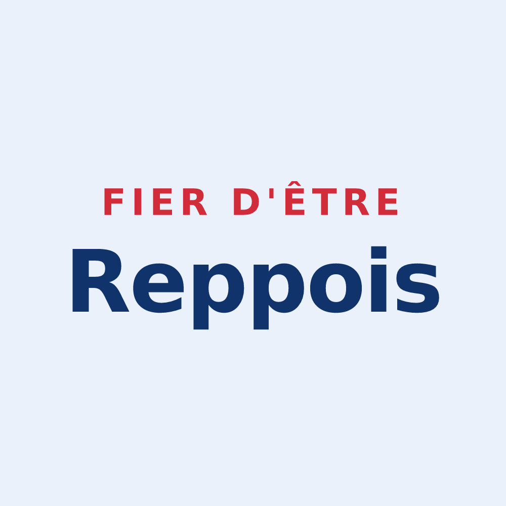 Sticker « Fier d'être Reppois » — design pour Reppe
