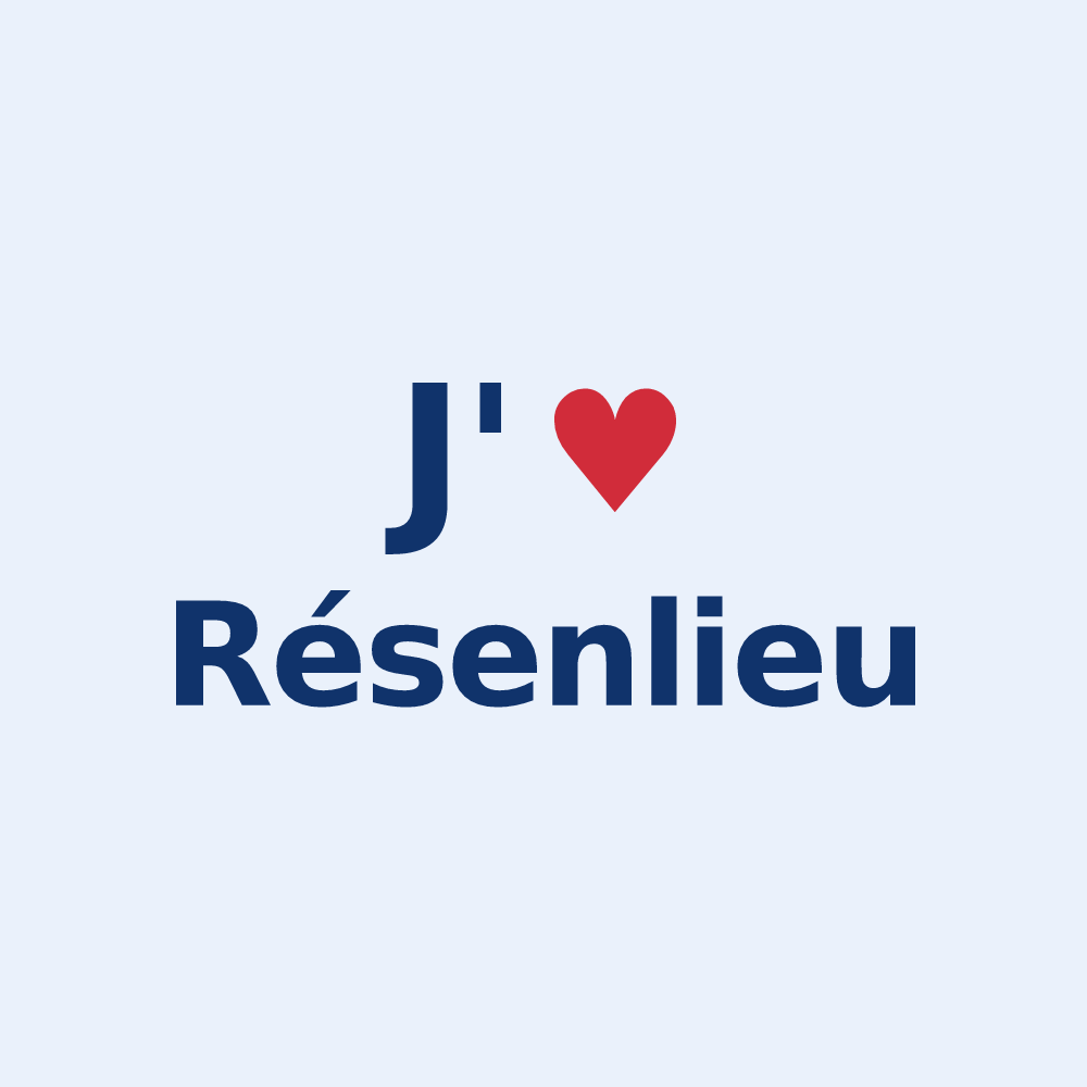 Sticker personnalisé Résenlieu — design J'aime Résenlieu