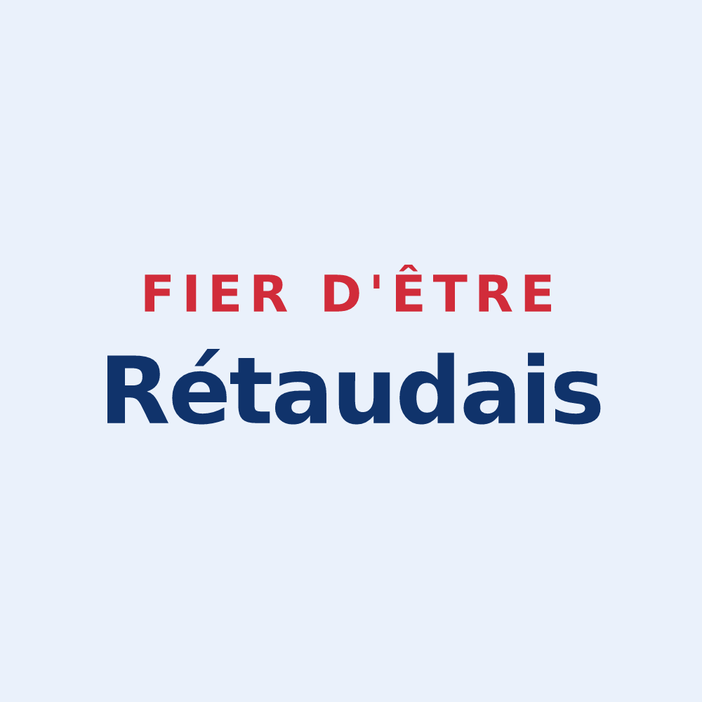 Sticker « Fier d'être Rétaudais » — design pour Rétaud