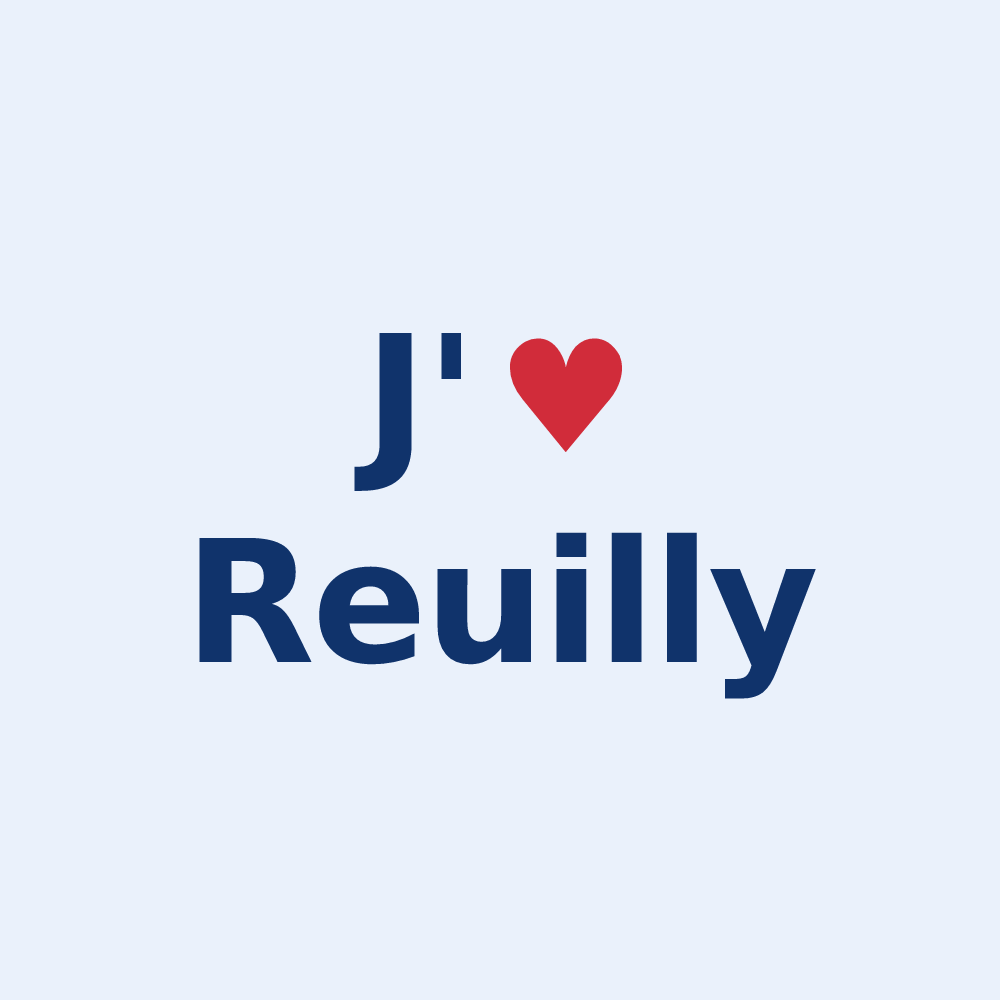 Sticker personnalisé Reuilly — design J'aime Reuilly
