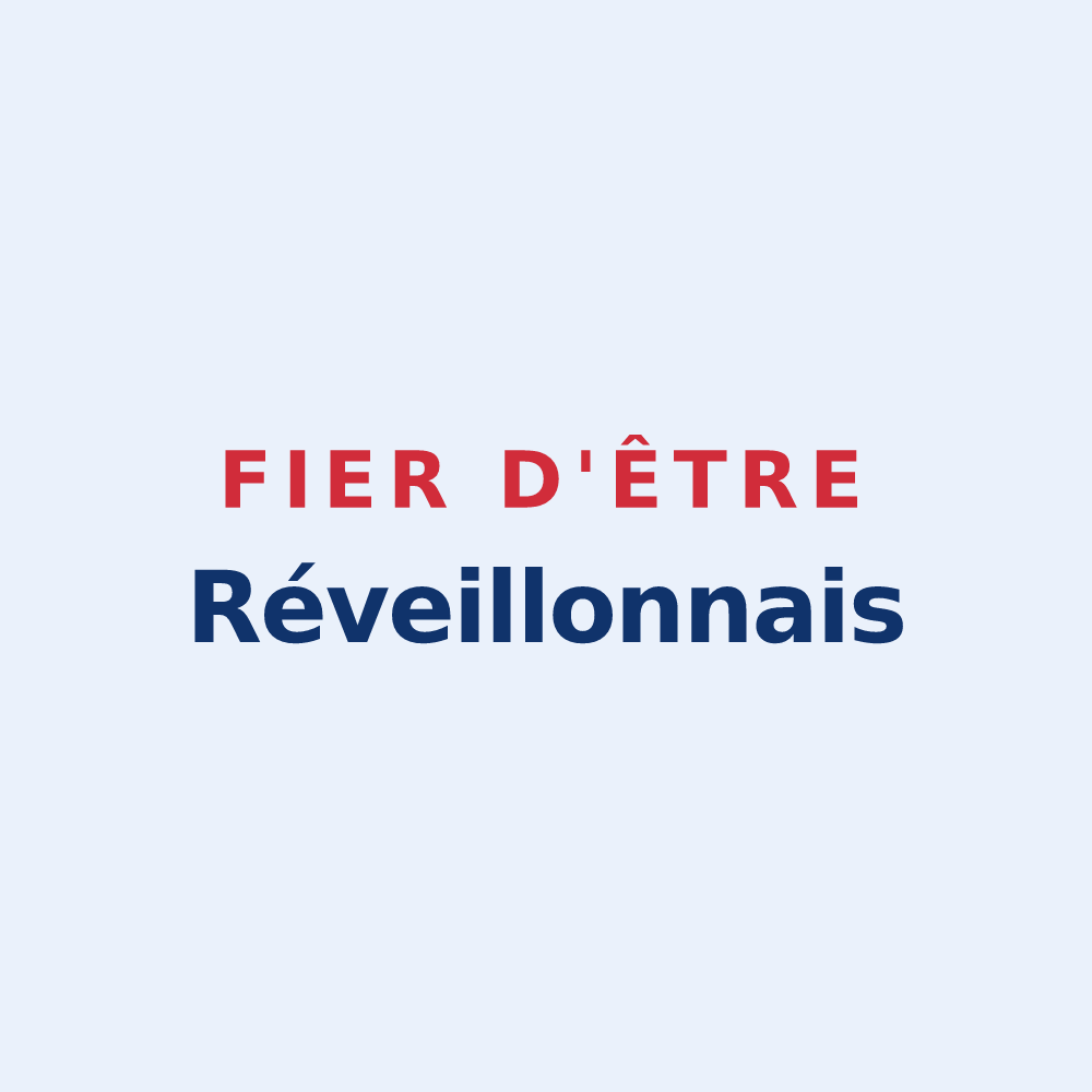Sticker « Fier d'être Réveillonnais » — design pour Réveillon