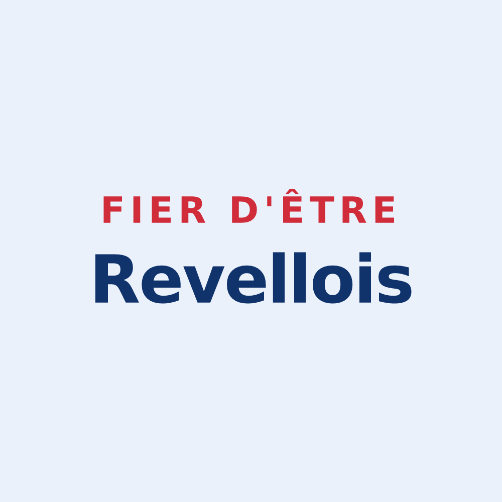 Sticker « Fier d'être Revellois » — design pour Revelles