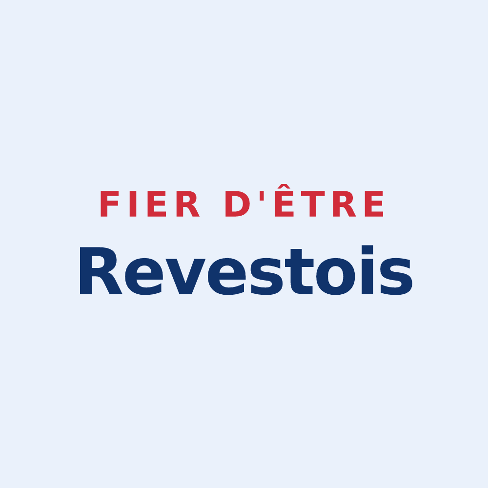 Sticker « Fier d'être Revestois » — design pour Revest-du-Bion