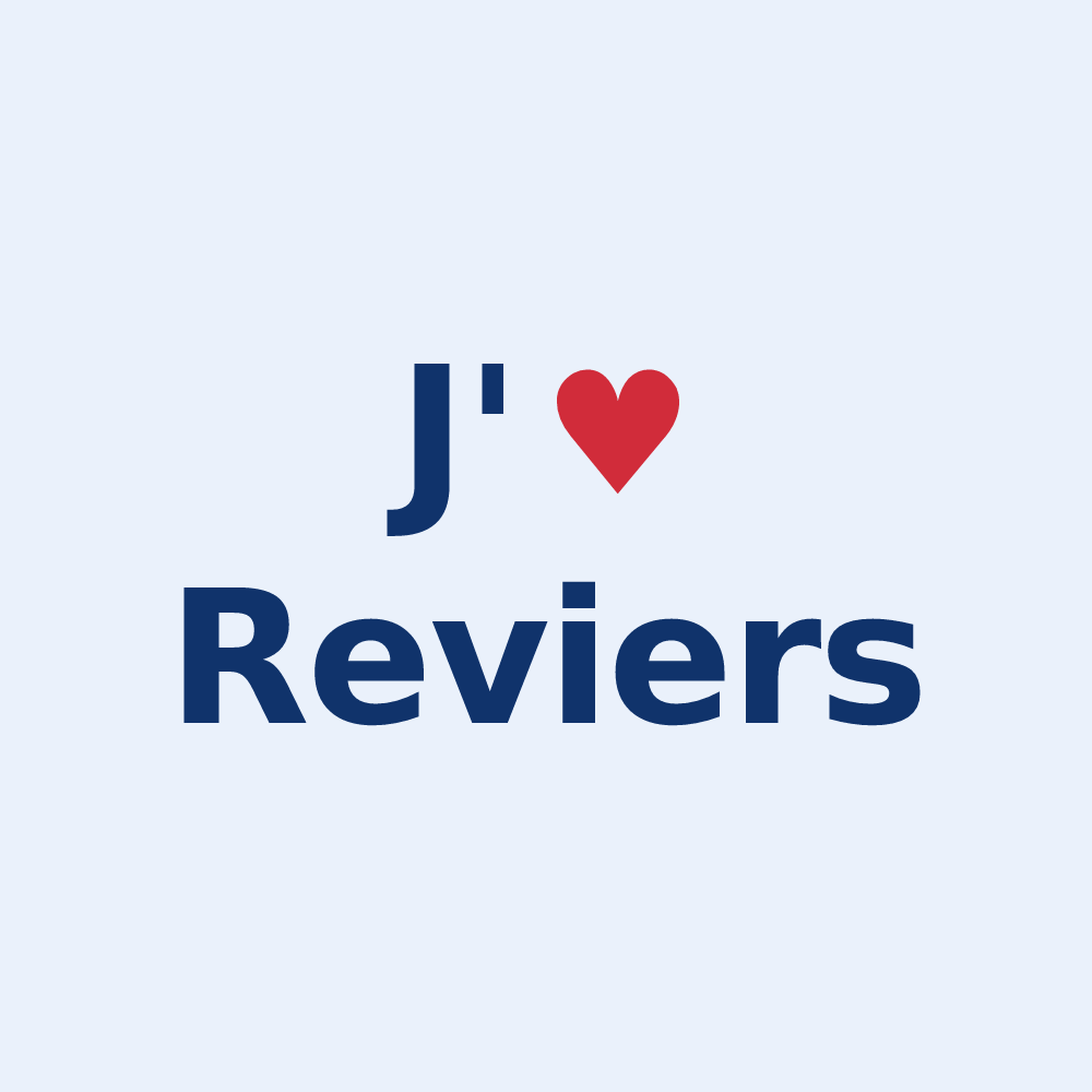 Sticker personnalisé Reviers — design J'aime Reviers