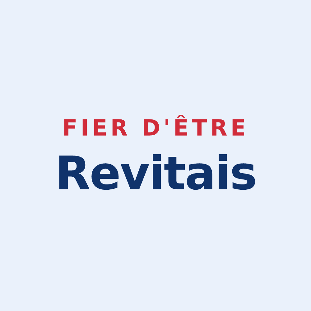 Sticker « Fier d'être Revitais » — design pour Reviers