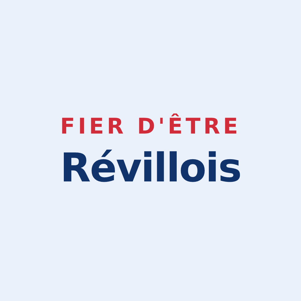 Sticker « Fier d'être Révillois » — design pour Réville-aux-Bois