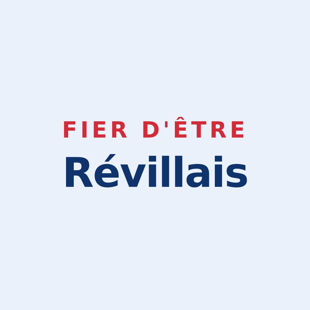 Sticker « Fier d'être Révillais » — design pour Réville