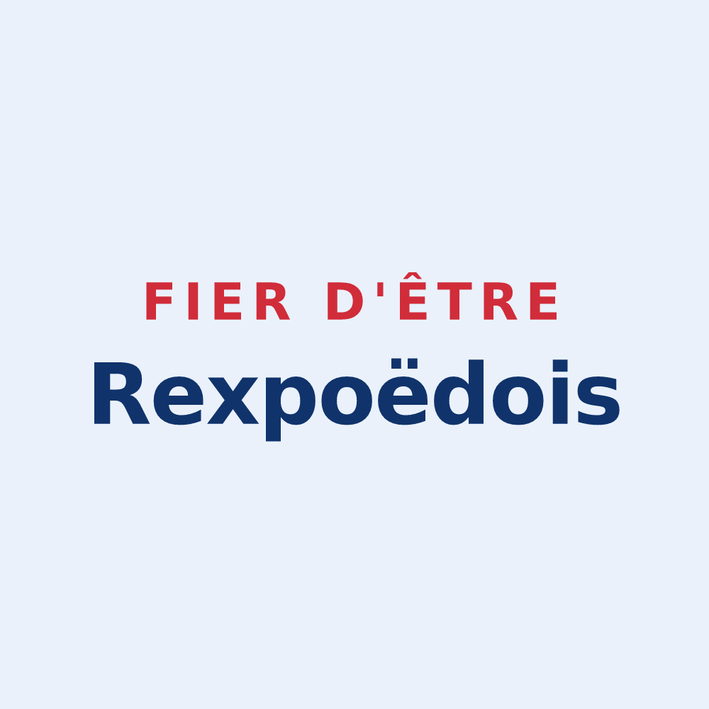 Sticker « Fier d'être Rexpoëdois » — design pour Rexpoëde