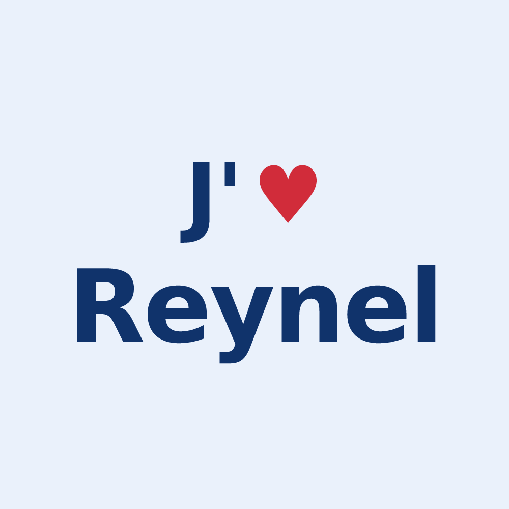 Sticker personnalisé Reynel — design J'aime Reynel