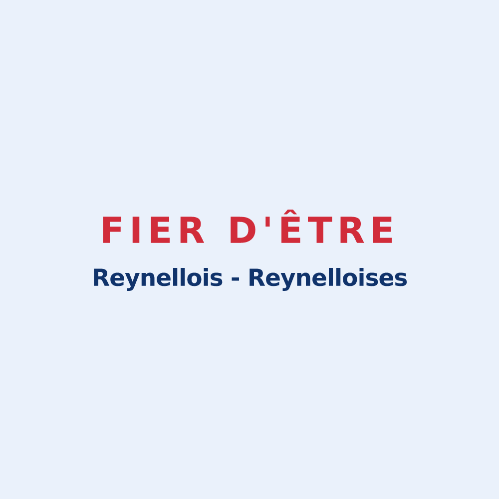 Sticker « Fier d'être Reynellois - Reynelloises » — design pour Reynel