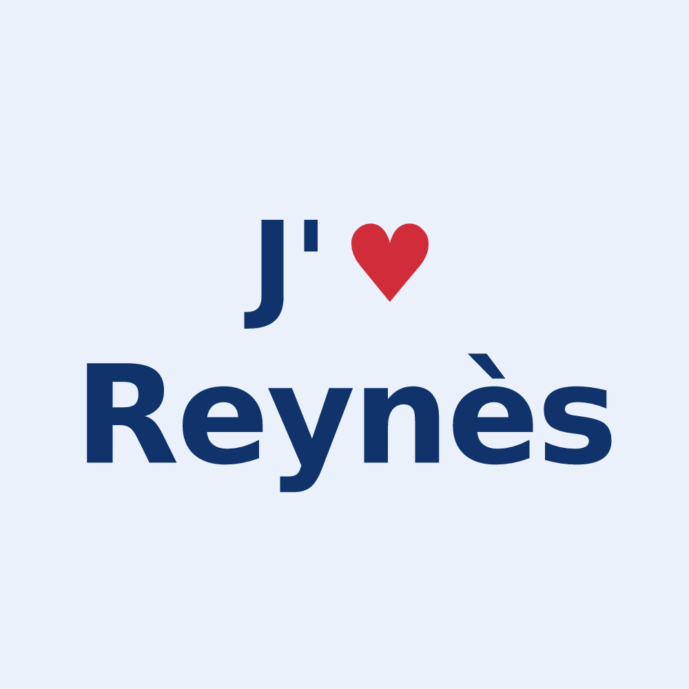 Sticker personnalisé Reynès — design J'aime Reynès