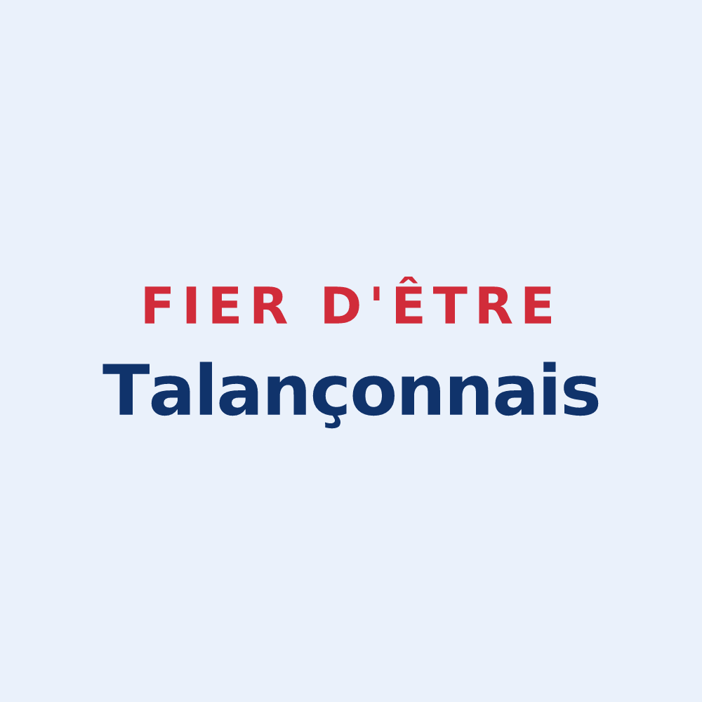 Sticker « Fier d'être Talançonnais » — design pour Reyrieux