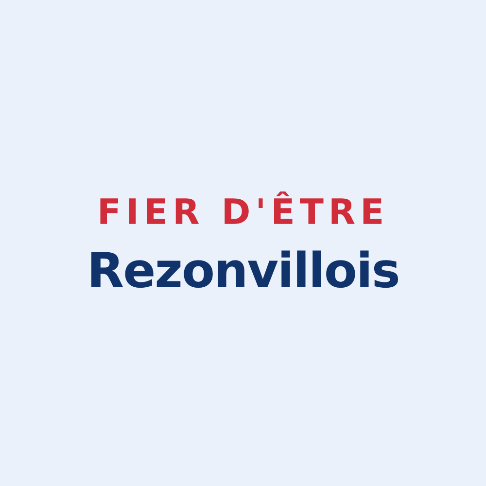 Sticker « Fier d'être Rezonvillois » — design pour Rezonville-Vionville