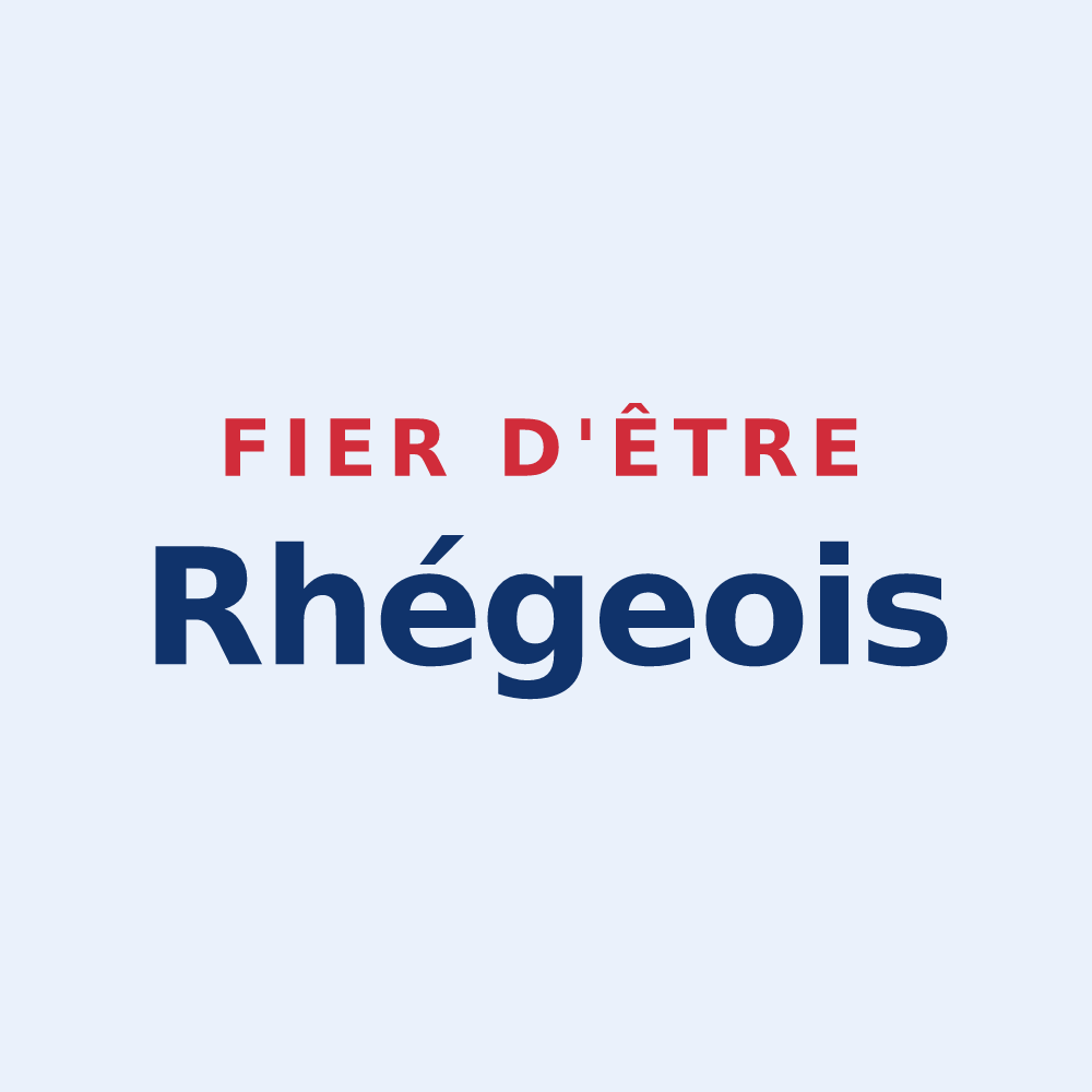 Sticker « Fier d'être Rhégeois » — design pour Rhèges