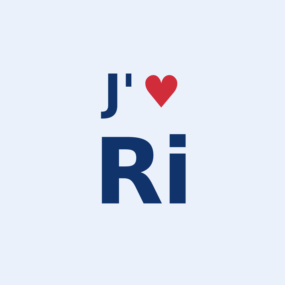 Sticker personnalisé Ri — design J'aime Ri