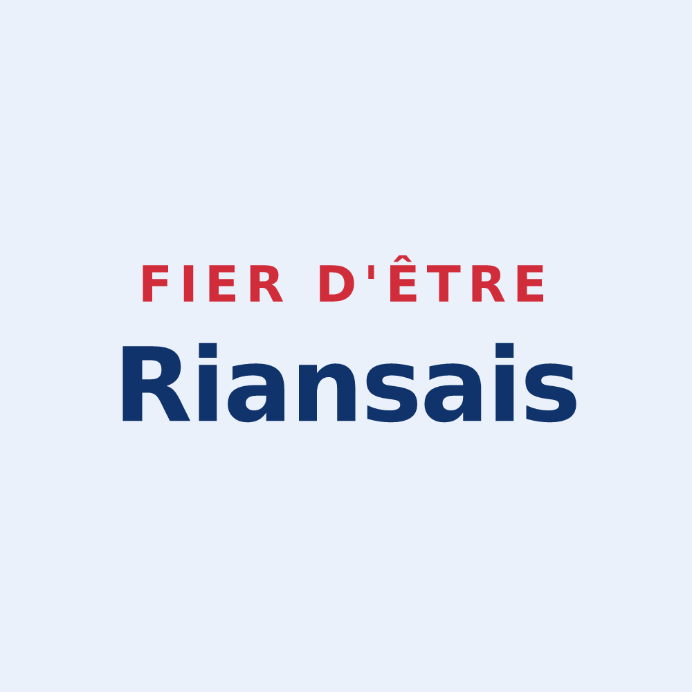Sticker « Fier d'être Riansais » — design pour Rians