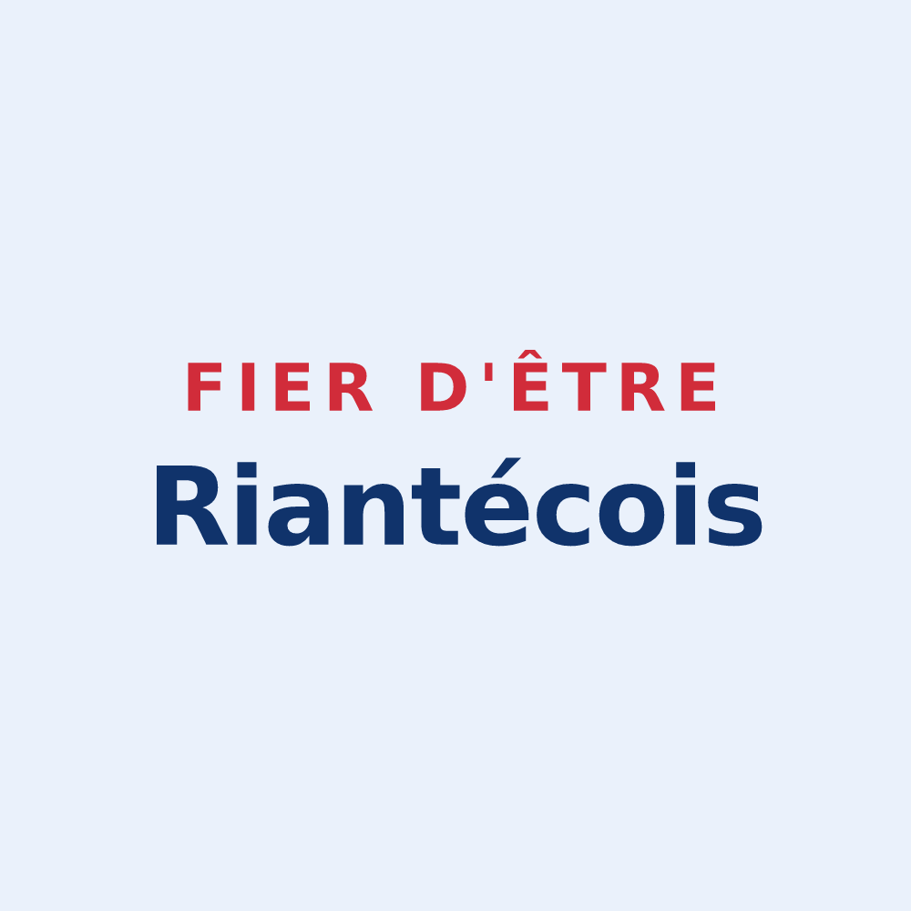 Sticker « Fier d'être Riantécois » — design pour Riantec