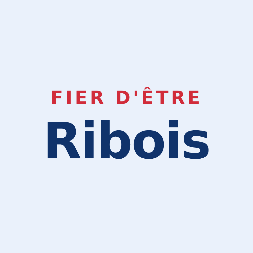 Sticker « Fier d'être Ribois » — design pour Ribes