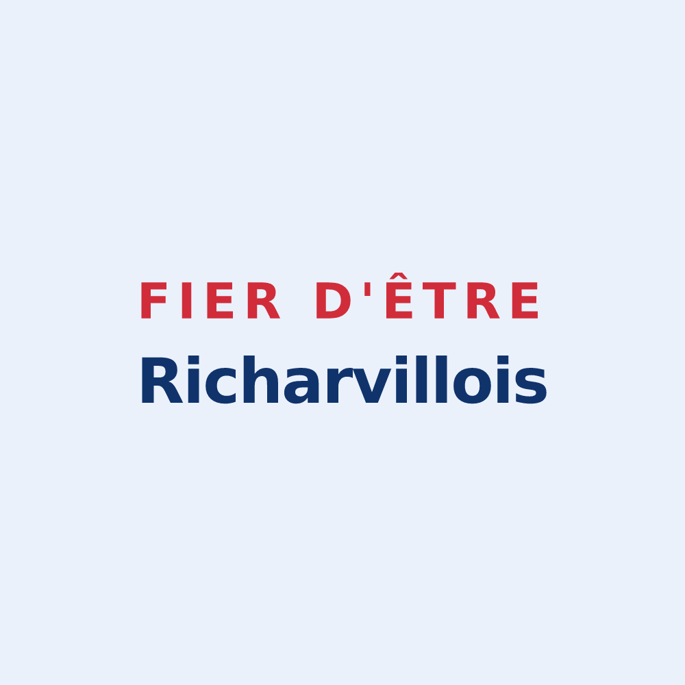 Sticker « Fier d'être Richarvillois » — design pour Richarville