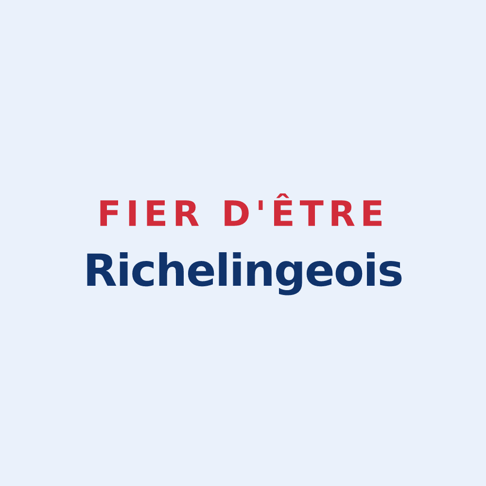 Sticker « Fier d'être Richelingeois » — design pour Richeling