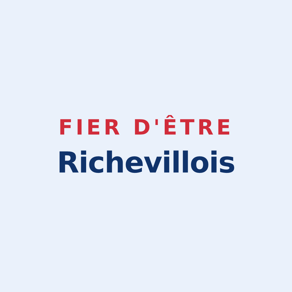Sticker « Fier d'être Richevillois » — design pour Richeville