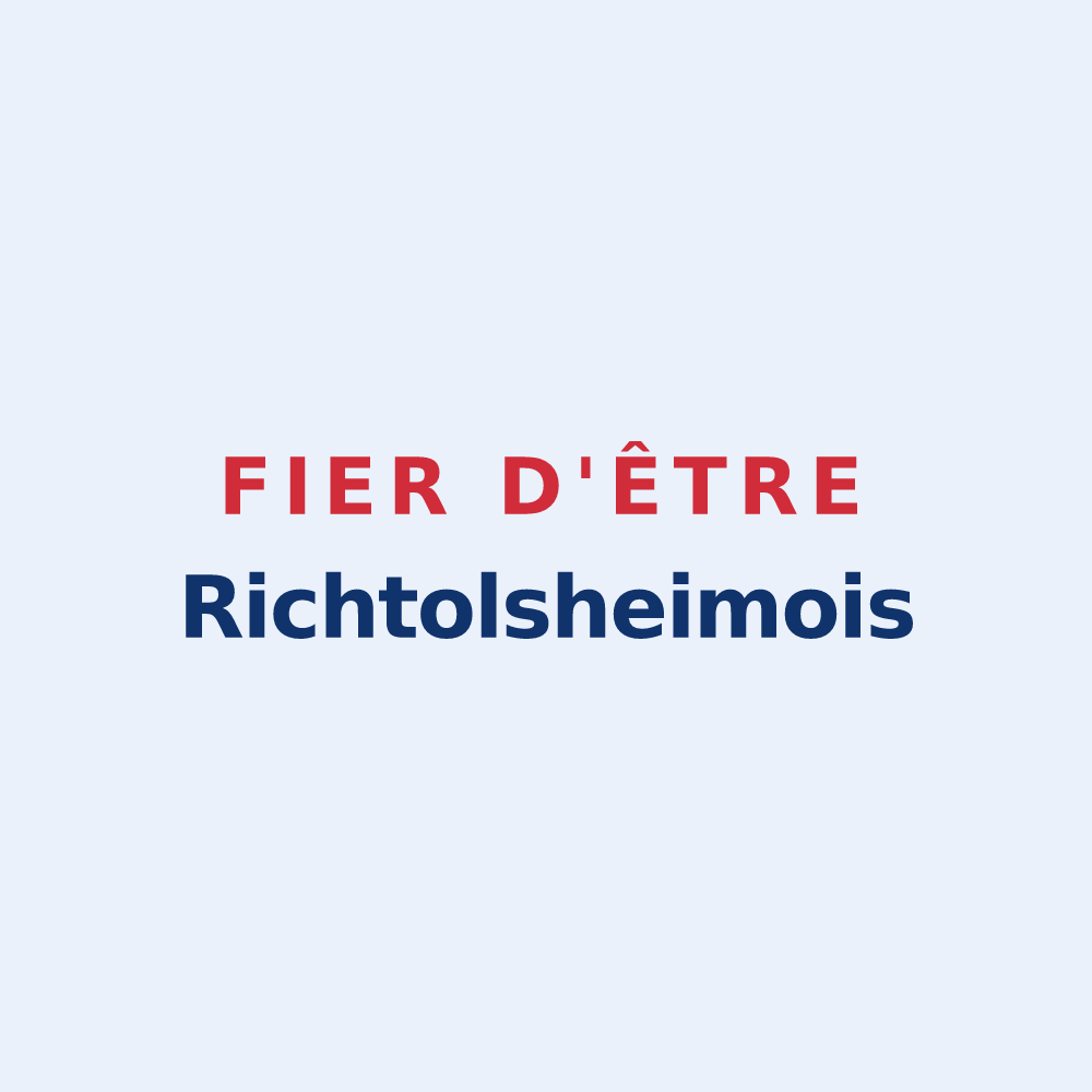 Sticker « Fier d'être Richtolsheimois » — design pour Richtolsheim