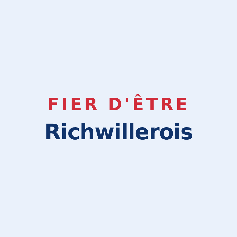 Sticker « Fier d'être Richwillerois » — design pour Richwiller