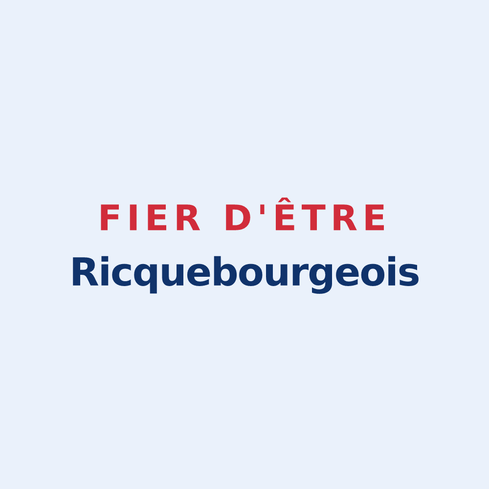 Sticker « Fier d'être Ricquebourgeois » — design pour Ricquebourg