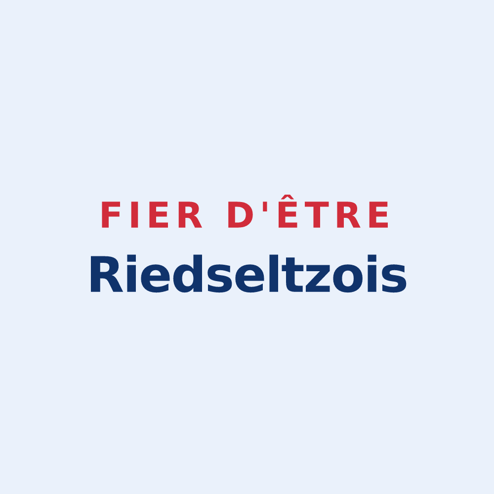 Sticker « Fier d'être Riedseltzois » — design pour Riedseltz