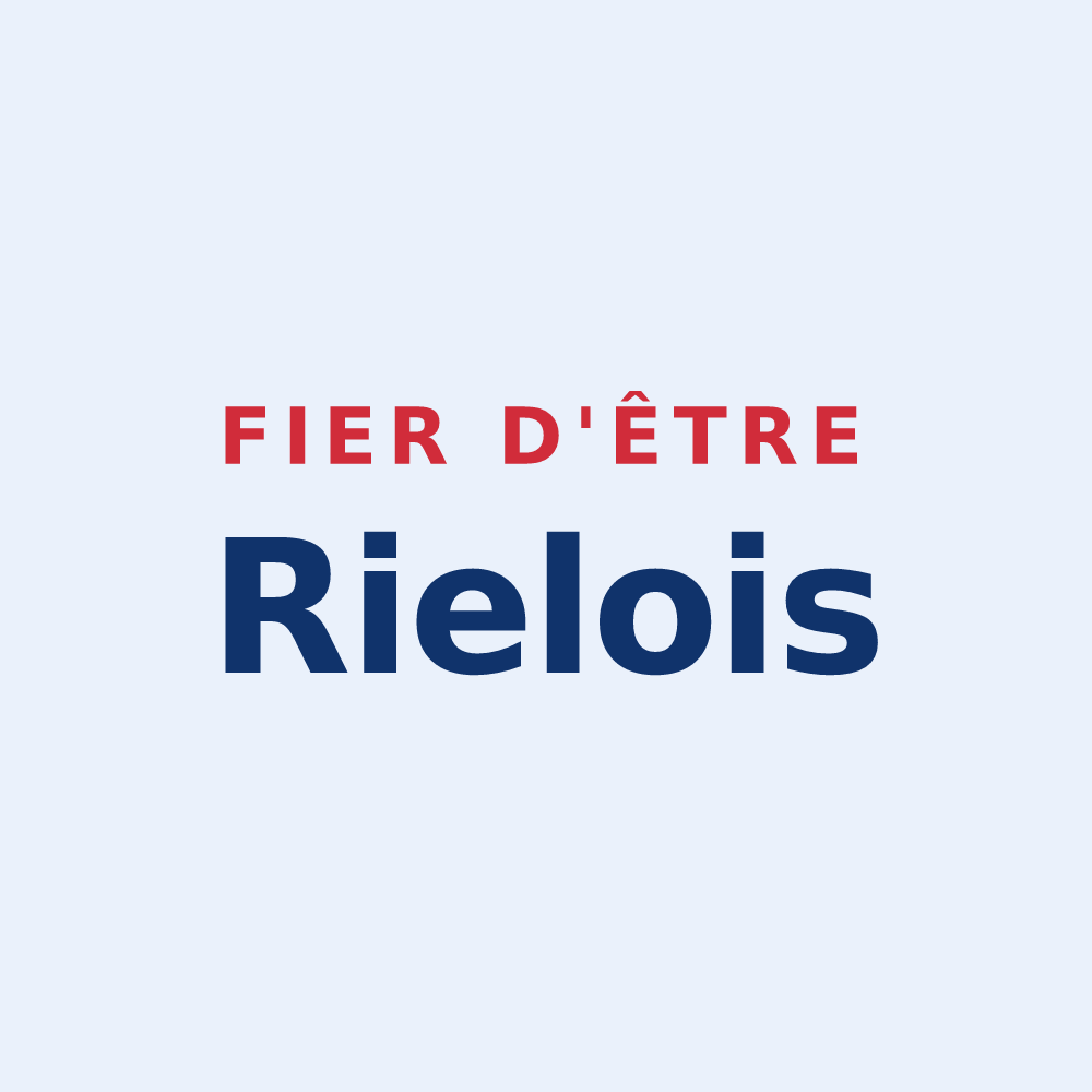 Sticker « Fier d'être Rielois » — design pour Riel-les-Eaux