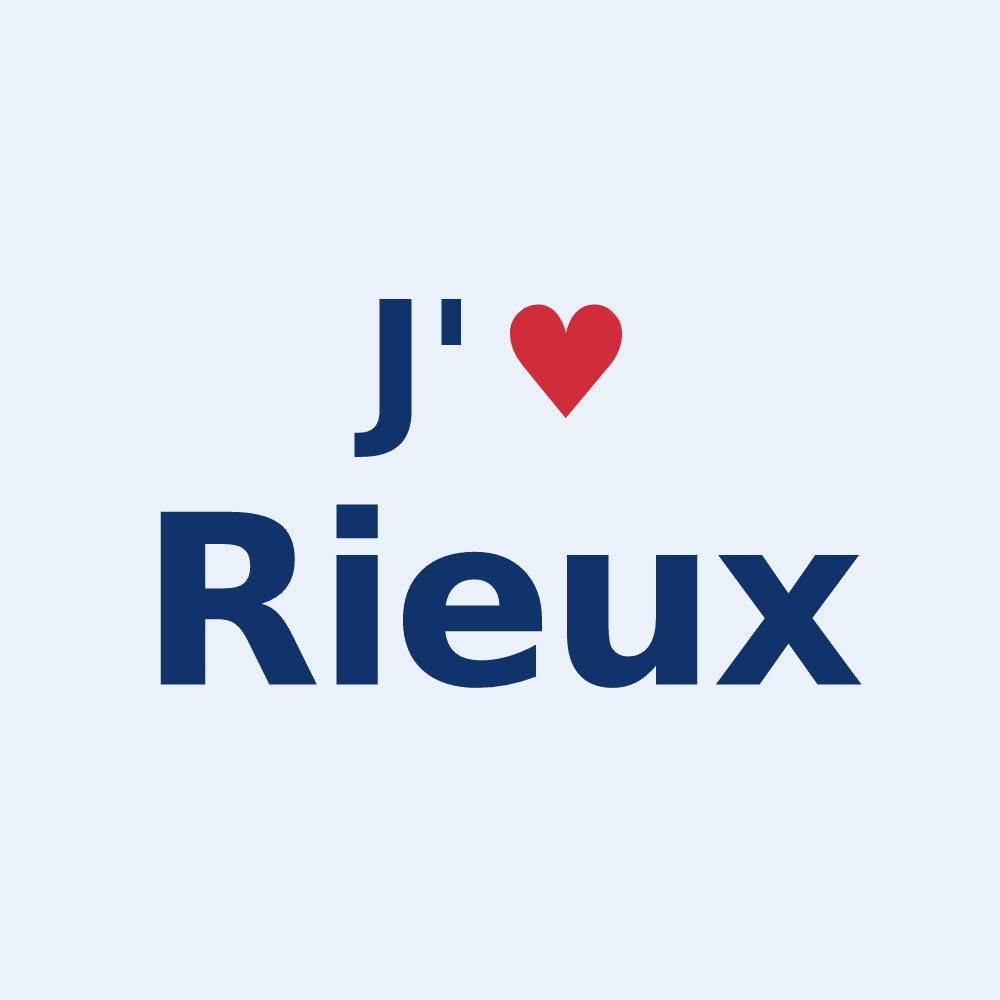Sticker personnalisé Rieux — design J'aime Rieux