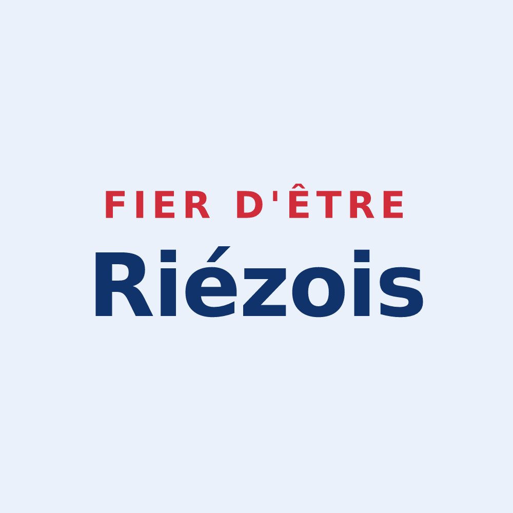 Sticker « Fier d'être Riézois » — design pour Riez